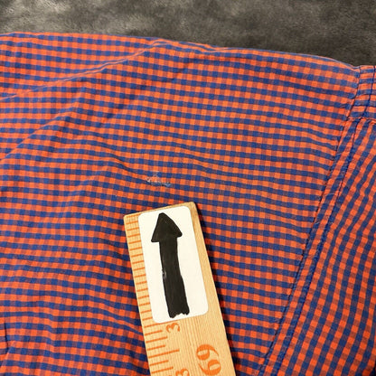 Columbia Florida Gators Shirt Mens Extra Large Orange Blue Check Super Bonehead