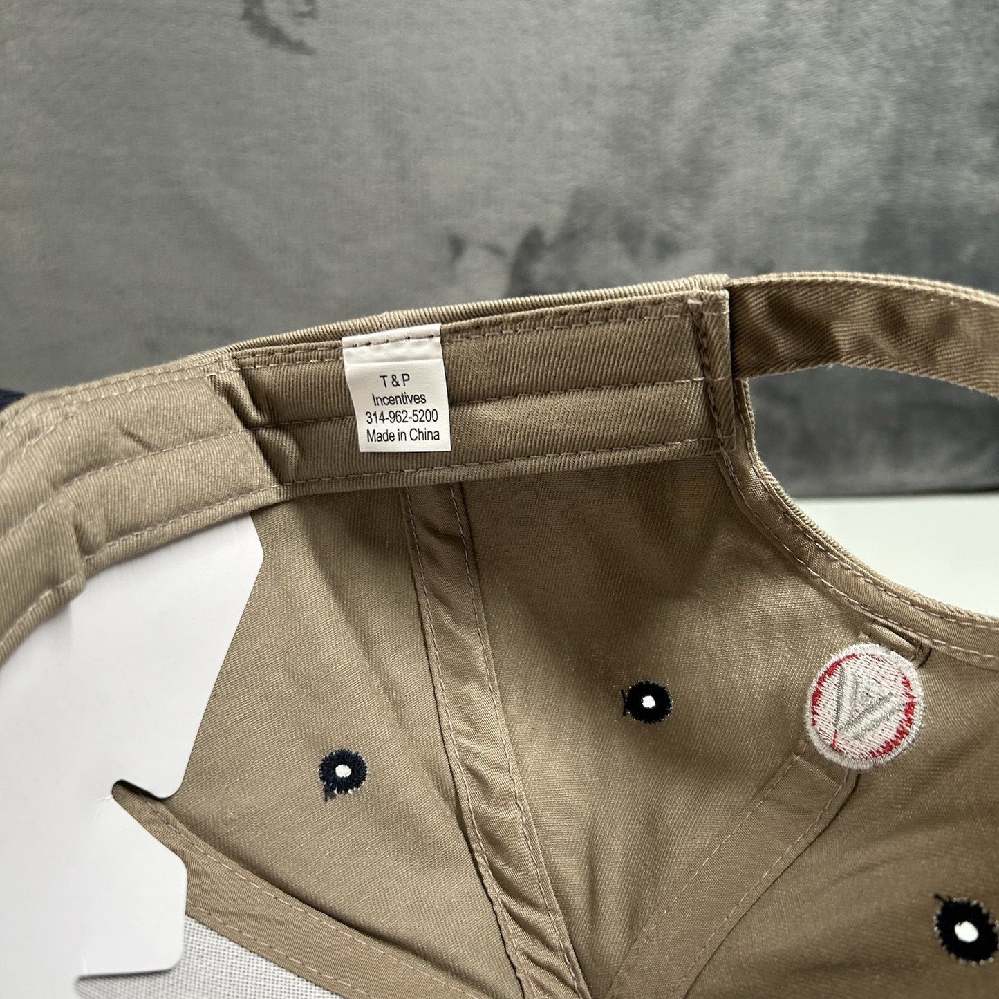 HD Supply Waterworks Baseball Hat Cap Mens Strap Back Brown Navy Adjustable New