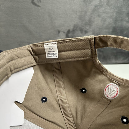 HD Supply Waterworks Baseball Hat Cap Mens Strap Back Brown Navy Adjustable New