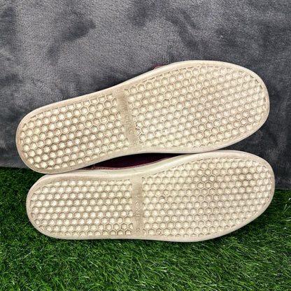 Vionic Cambridge Loafer Womens 9 M Purple Suede Moccasins Casual Comfort Buckle