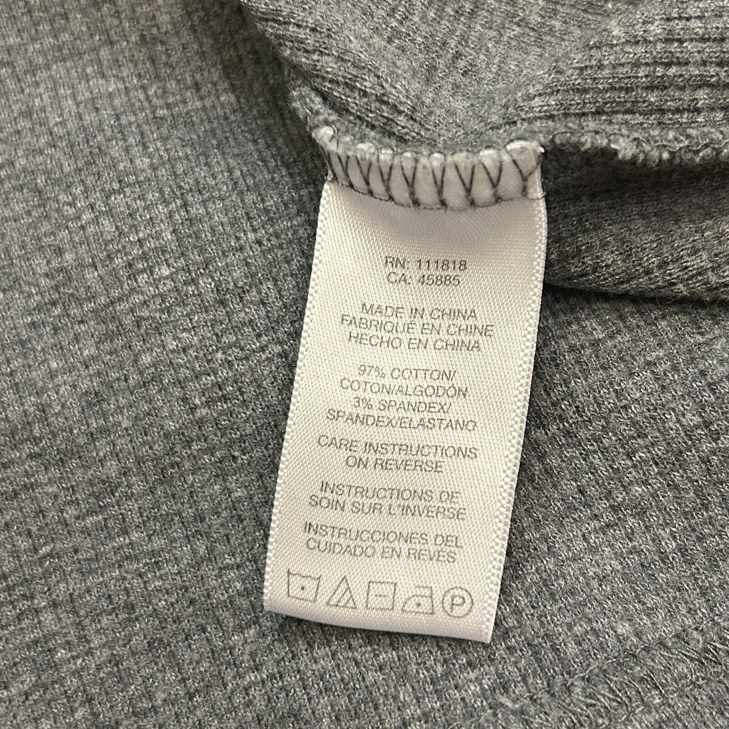 Michael Kors Sweater Mens Extra Large Gray Pullover Quarter Zip Sweatshirt