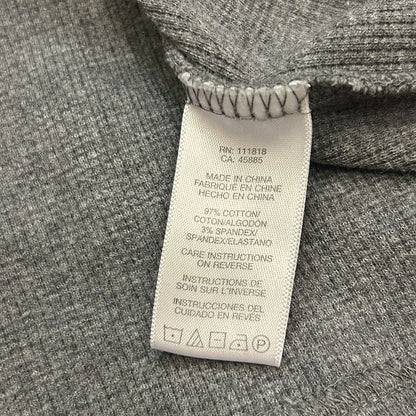 Michael Kors Sweater Mens Extra Large Gray Pullover Quarter Zip Sweatshirt