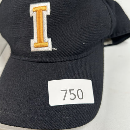 Iowa Hawkeyes Hat Cap Mens 7 1/4 Black Yellow NCAA The Z Hat Zephyr Fitted