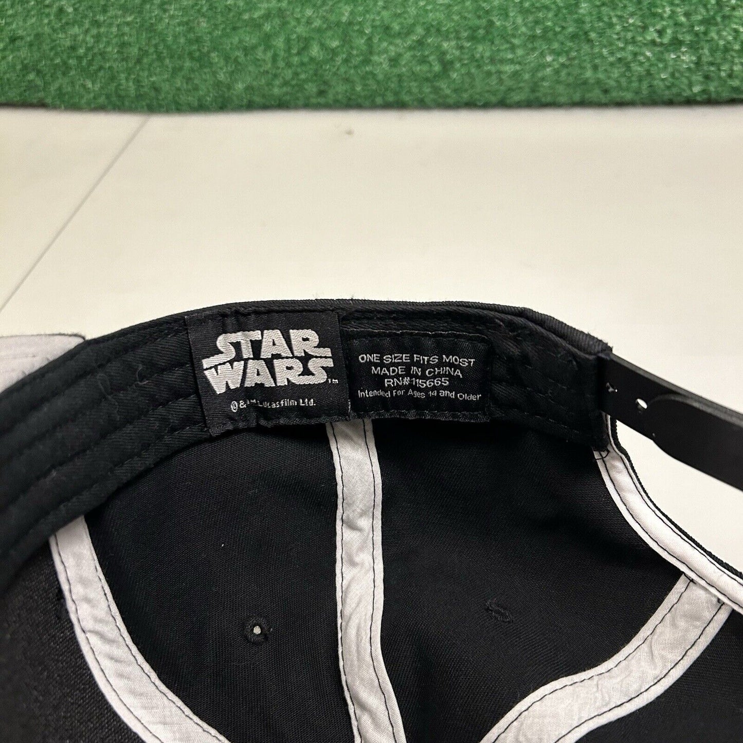 Star Wars Hat Cap Mens Snapback Black Gray Lucasfilm Movie Adjustable Galaxy