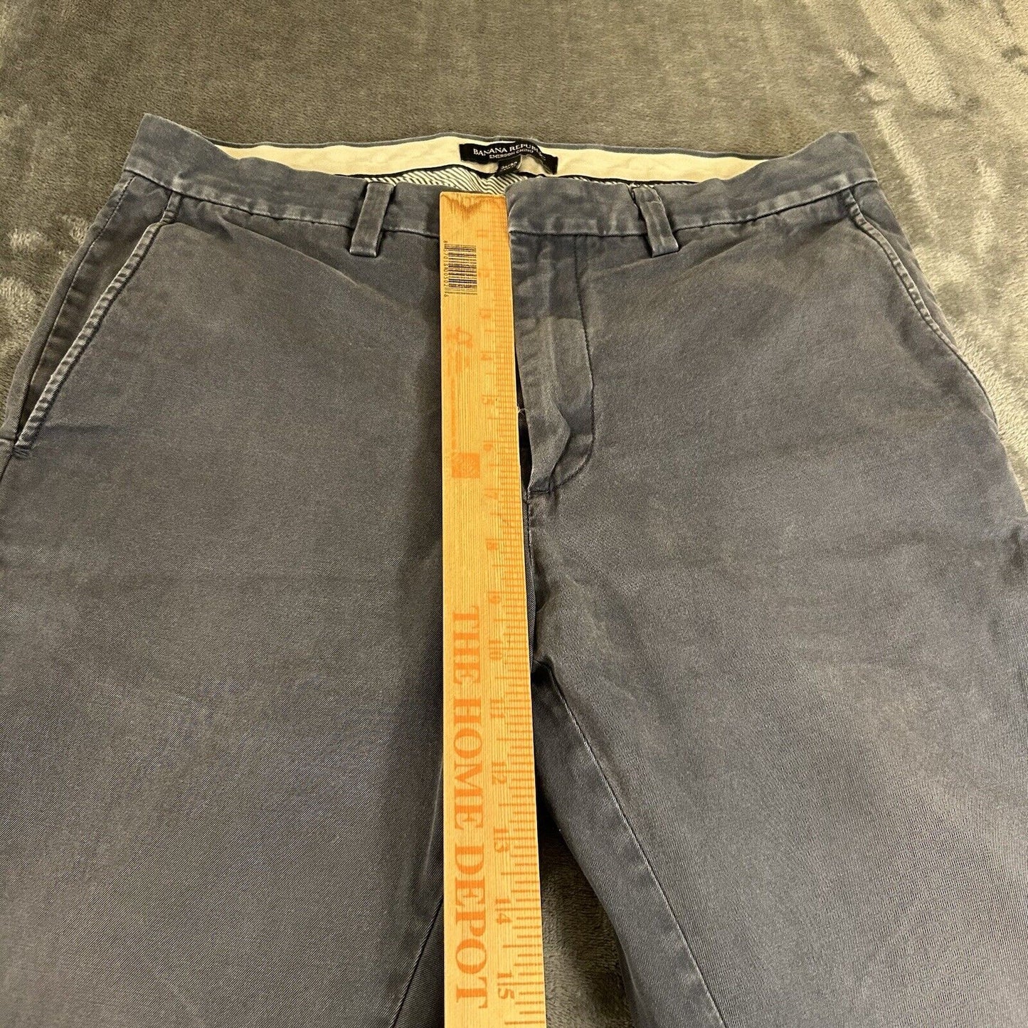 Banana Republic Emerson Chino Pants Mens 31x32" Blue Khaki Casual Work Canvas