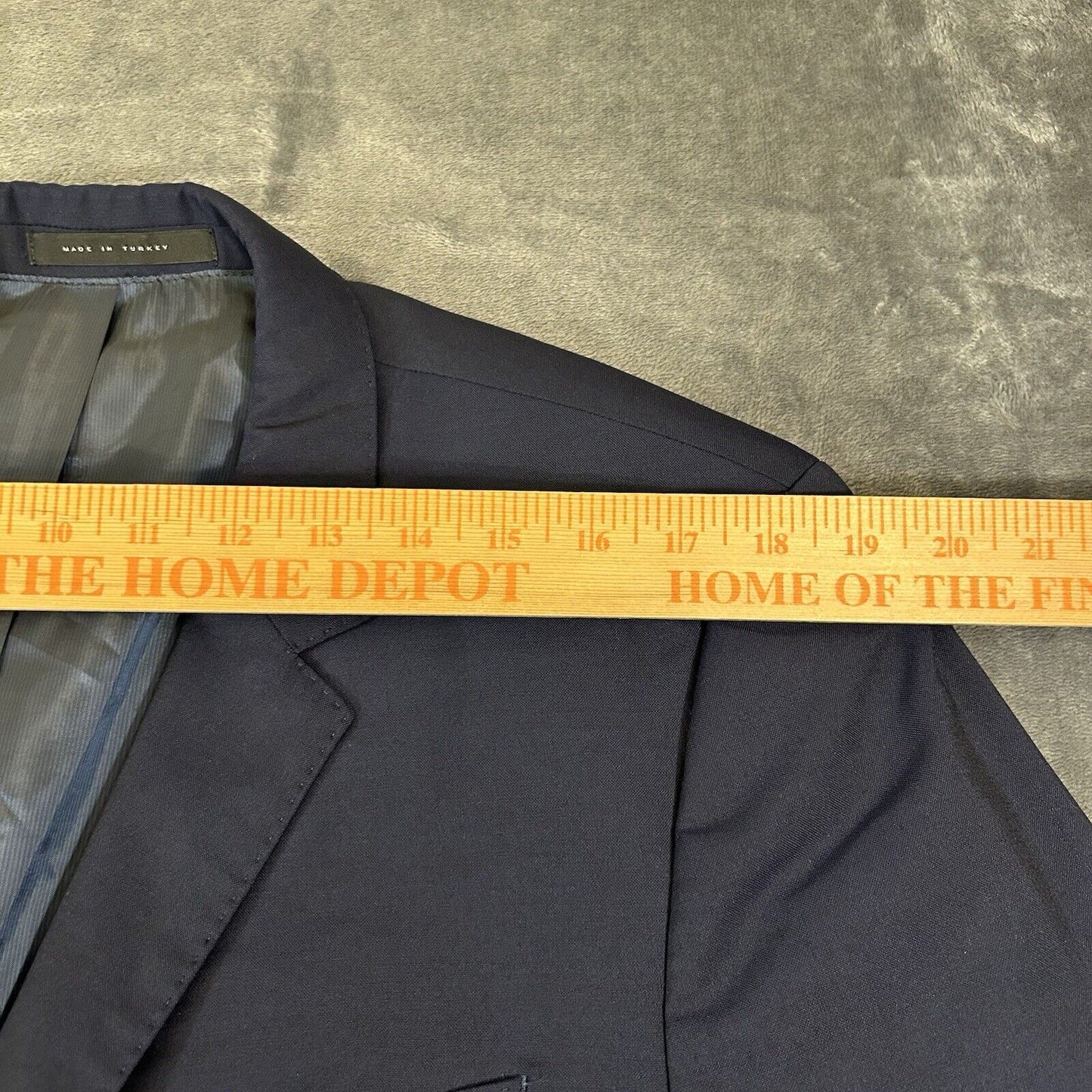 Hugo Boss Blazer Mens 42L Blue Wool Super 110 Sport Coat Suit Jacket Made Italy