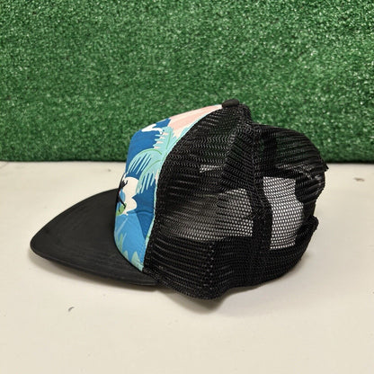 Vans Surf Patch Trucker Hat Cap Mens Snapback Blue Black Skater Surfer Outdoor