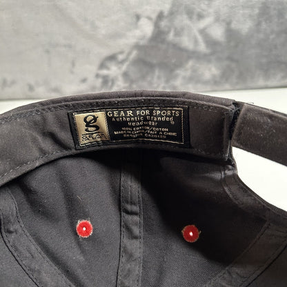 St Johns Hockey Hat Cap Mens Strap Back Brown Red College University Adjustable