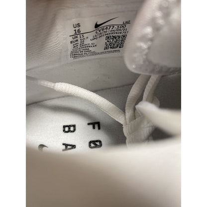 Nike Alpha Menace Pro 2 Mens Size 16 Low White Football Cleats CV6477-100 NEW