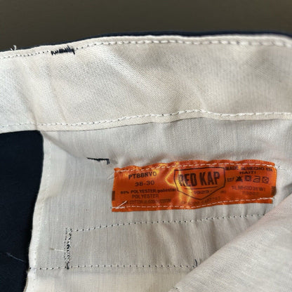 Red Kap Cargo Pants Mens 38x30" Navy Workwear Uniform Industrial Comfort Pockets