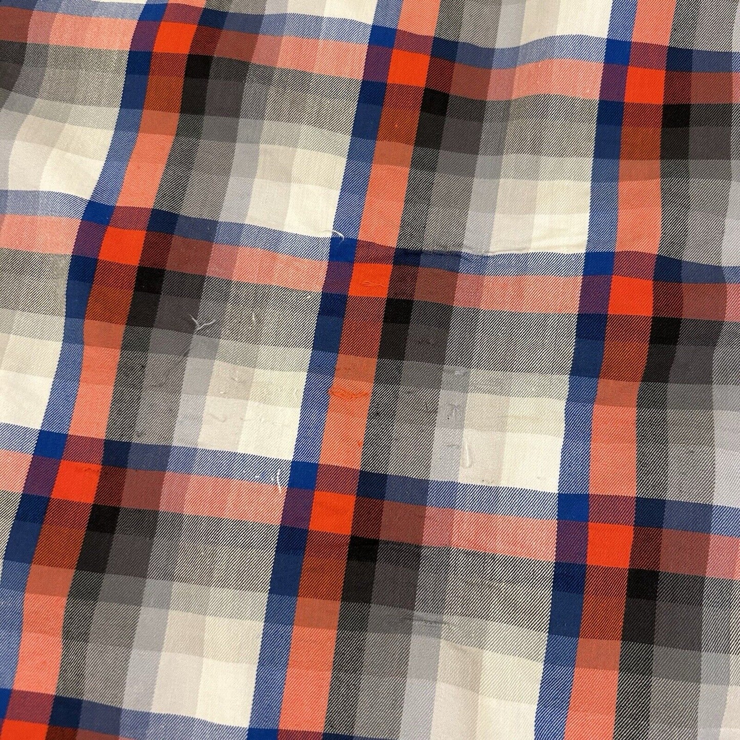 Wrangler Shirt Mens XXL 2XL Blue Red Gray Button Up Short Sleeve Flap Pockets