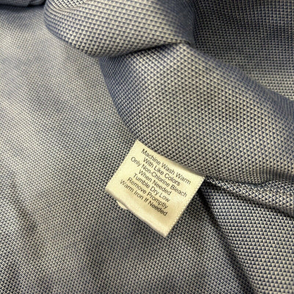 Jos A Bank Traveler Shirt Mens Extra Large Blue Button Up Long Sleeve Geometric