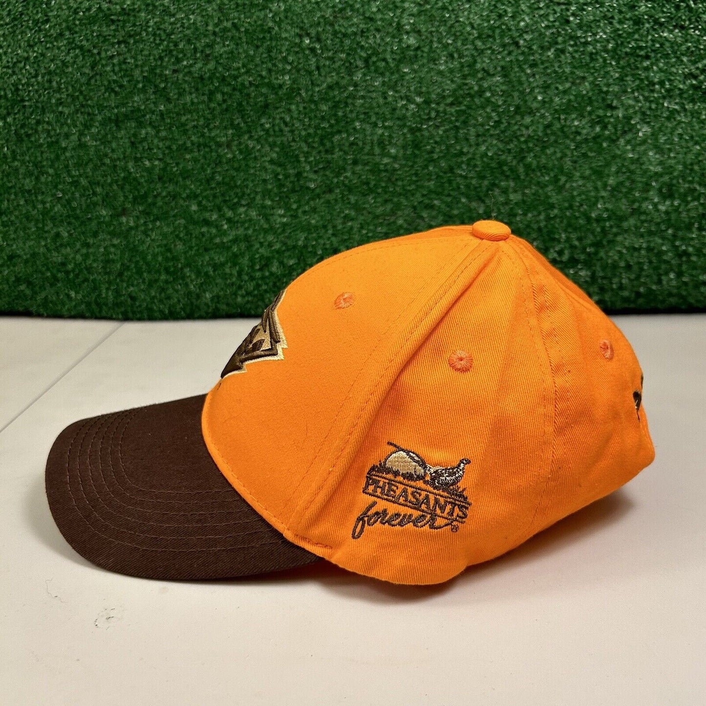 Minnesota Wild NHL Blaze Orange Hat Cap Strapback Pheasants Forever Hunting