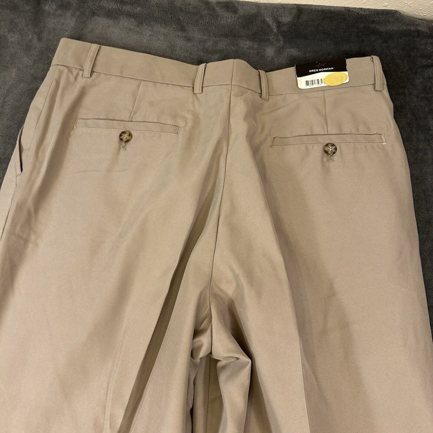 Greg Norman Dress Pants Mens 36x30" Brown Slacks Straight Golf Work Casual NEW