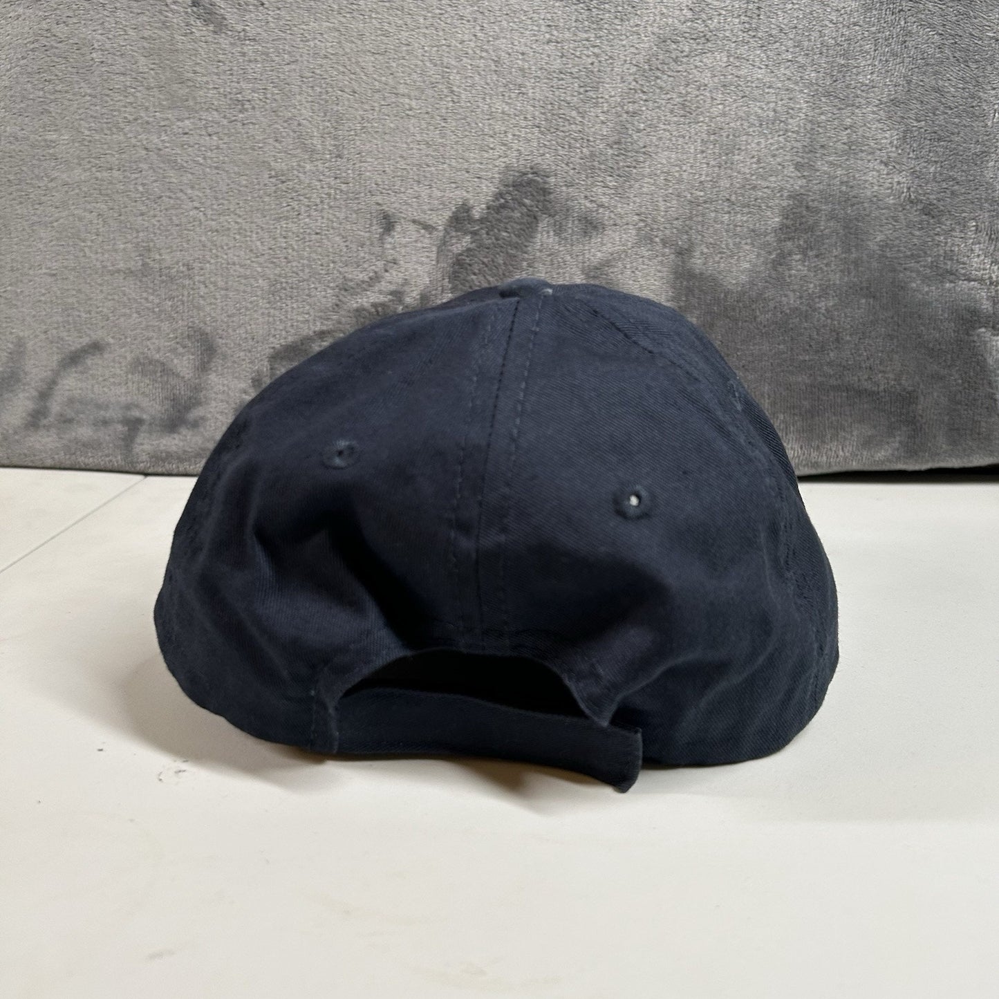 Warner Bros Baseball Hat Cap Mens Strap Back Navy Logo Adjustable Port & Company