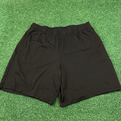 Tek Gear Shorts LOT Mens Extra Large 34" Black Basketball Athletic Gym 3 shorts