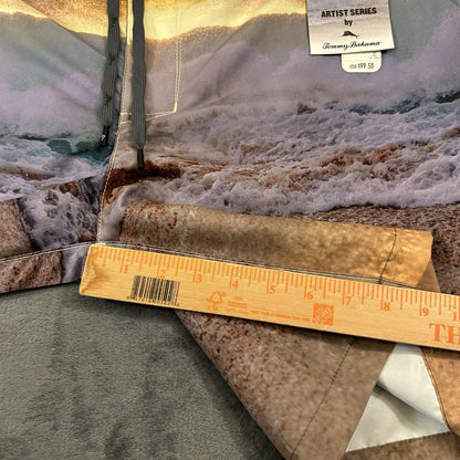 Tommy Bahama Board Shorts Mens 40" Yellow Blue Molokai Sunset Break Swim NEW