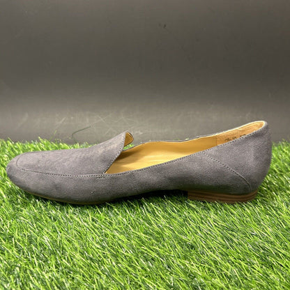 Naturalizer Kate Flats Womens 7.5 M Gray / Light Blue Shoe Loafer Slip On Casual
