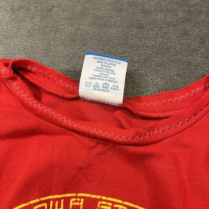 Iowa State Cyclones Shirt Youth Small Red Short Sleeve Hockey Great Republic