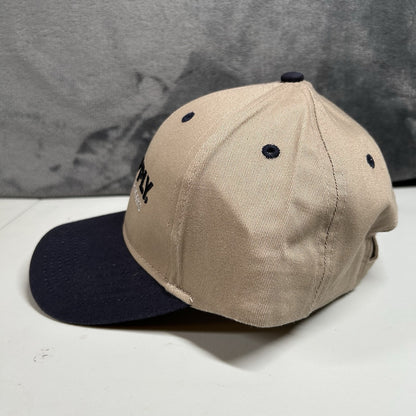 HD Supply Waterworks Baseball Hat Cap Mens Strap Back Tan Navy Adjustable New