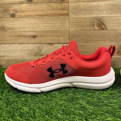 Under Armour Charged Assert 10 Mens Size 11 Red Shoes Sneaker Athletic NEW W/Box