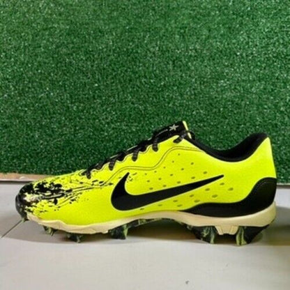 Nike Alpha Huarache 4 Baseball Cleats Keystone 4 Black Lime Mens 11.5 FV6098-001