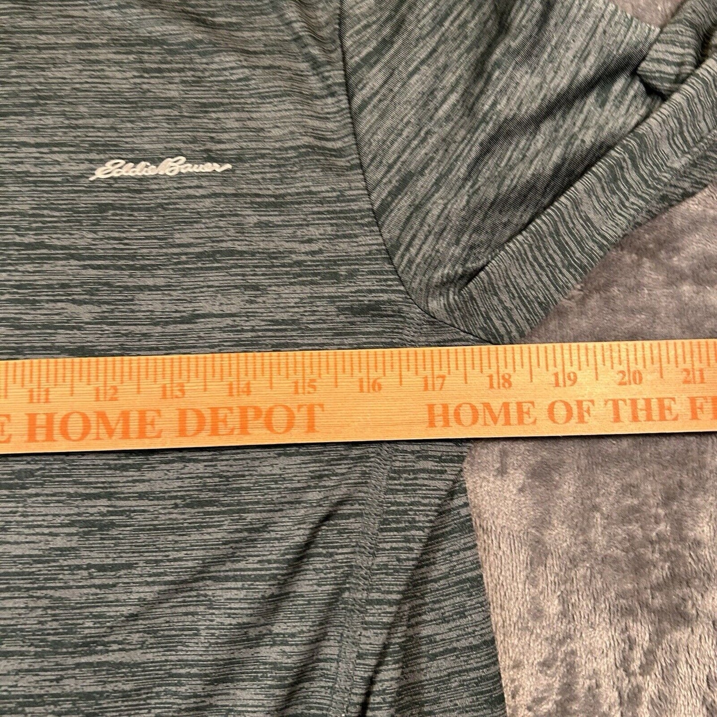 Eddie Bauer Freedry Shirt Mens Small Green Long Sleeve Athletic Running Casual