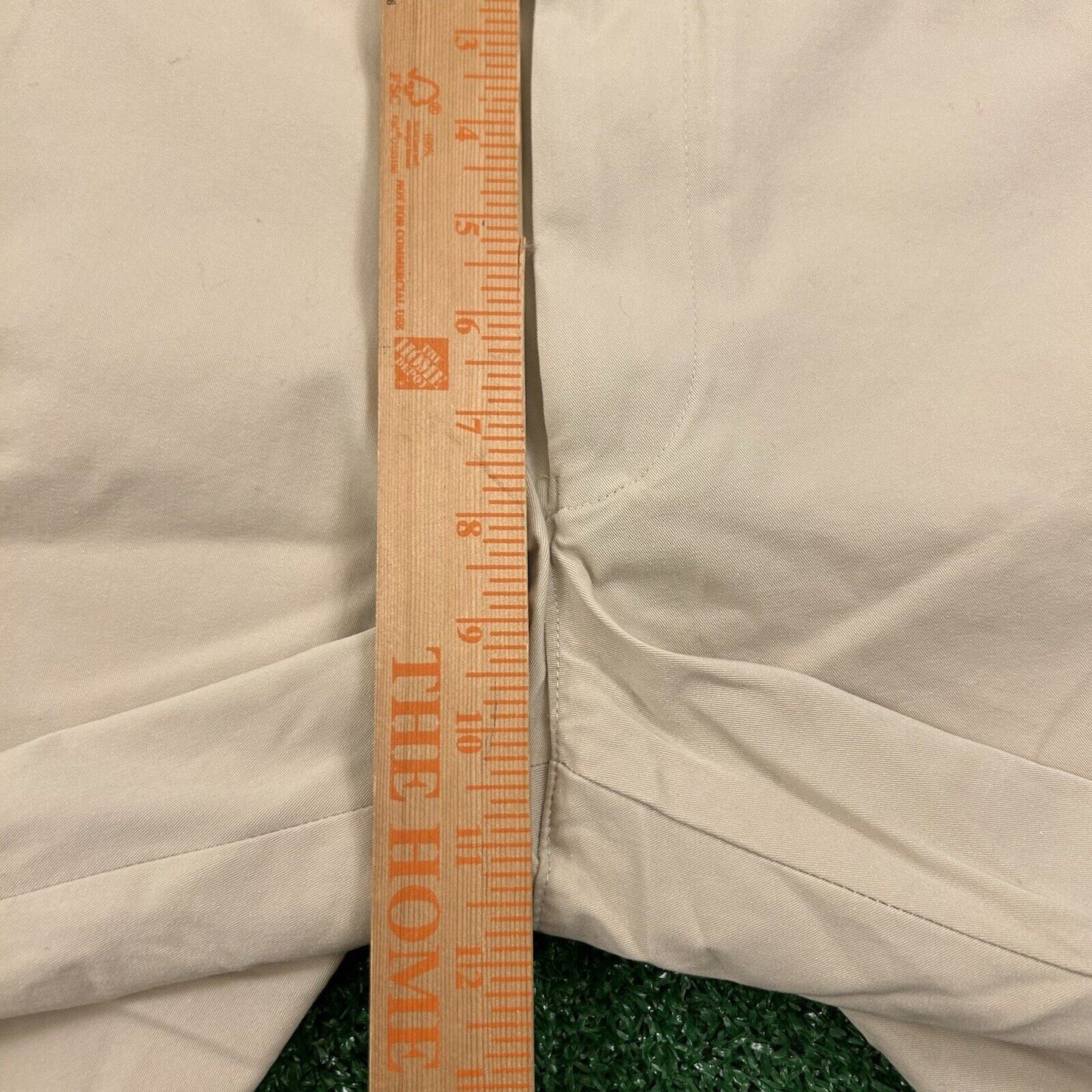 Club Room Chino Shorts Mens 30" Beige 4 Way Stretch Casual Comfort Golf New