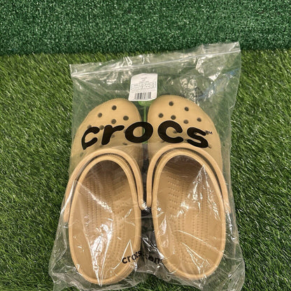 Crocs Classic Clogs Womens 8 Wheat Tan Shoes Casual Comfort Outdoor Slip On NEW