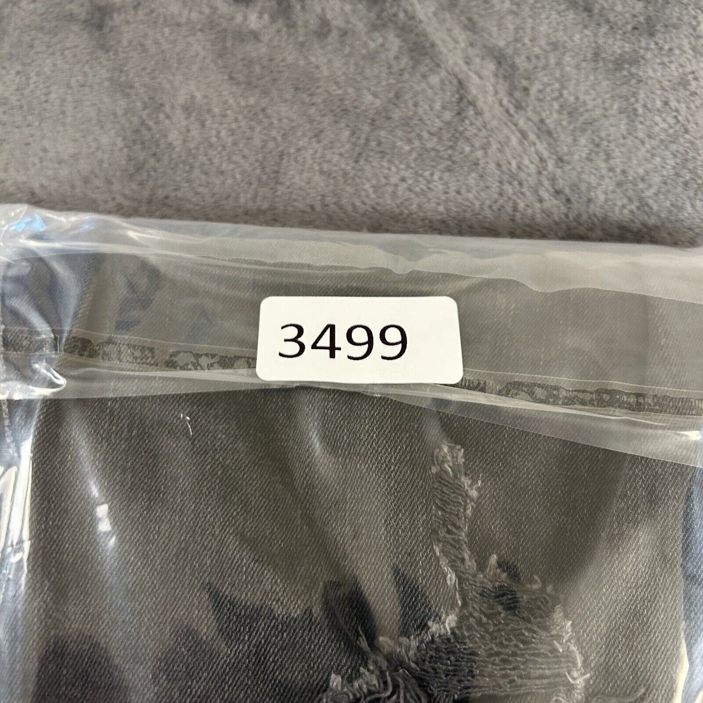 American Eagle Jeans Mens 32x32" Black Straight Denim Pants Distressed Ripped