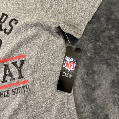 Tampa Bay Buccaneers Shirt LOT Mens Medium Gray Red Short Sleeve NFL Brady NEW