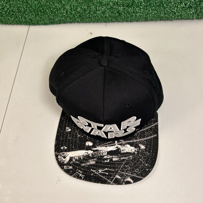 Star Wars Hat Cap Mens Snapback Black Gray Lucasfilm Movie Adjustable Galaxy