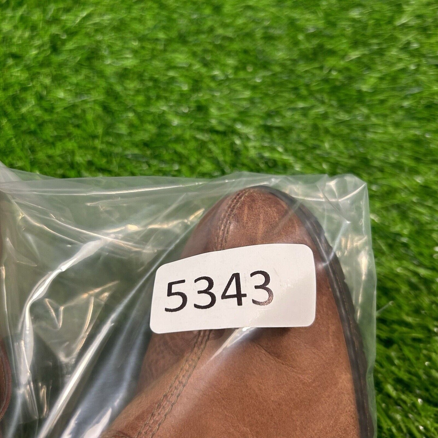 Born Mules Womens 8 M Brown Leather Slip On Heeled Buckle Casual Work Outdoor