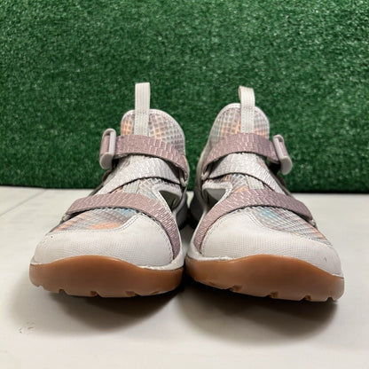 Chaco Odyssey All Terrain Sandals Women 9-9.5 Gray Purple Hiking Outdoor Comfort