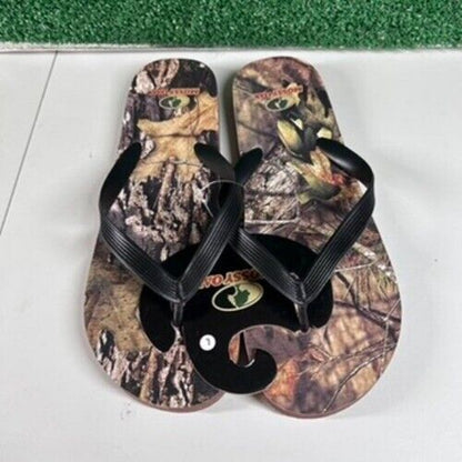 Mossy Oak Camo Flip Flops Sandals Thong Outdoor Comfort Slides Mens Large 11-12