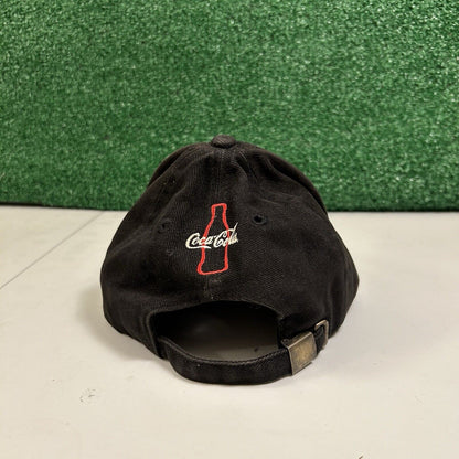 Vintage Logo Athletic Hat Cap Mens Strapback Black Super Bowl XXXII Adjustable