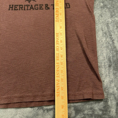 American Eagle Shirt Mens Small Maroon Vintage Fit Knit Long Sleeve Outdoor