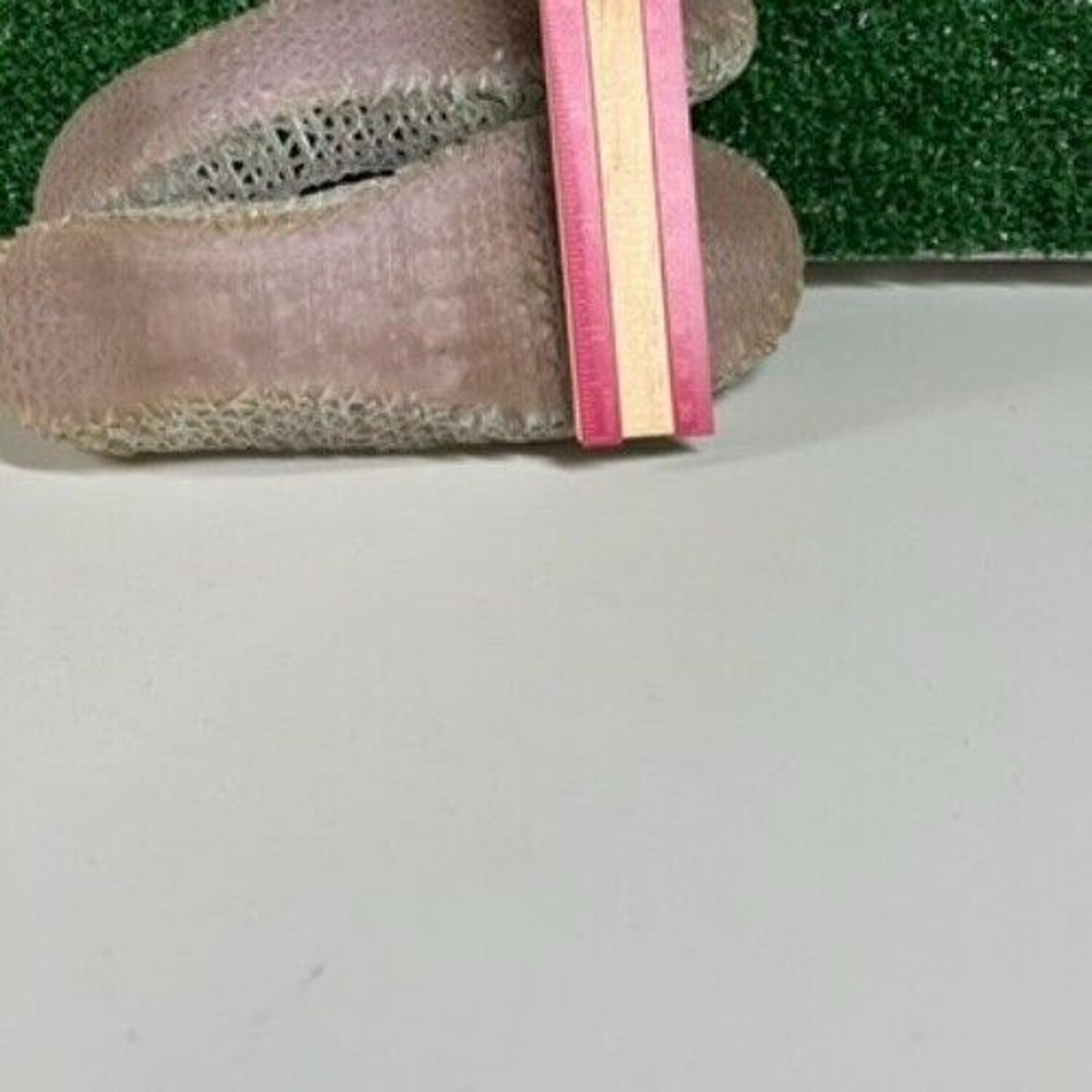 Mini Melissa Campana Ballet Flats Glitter Sparkle Shoes Clear Kids Size 2Y