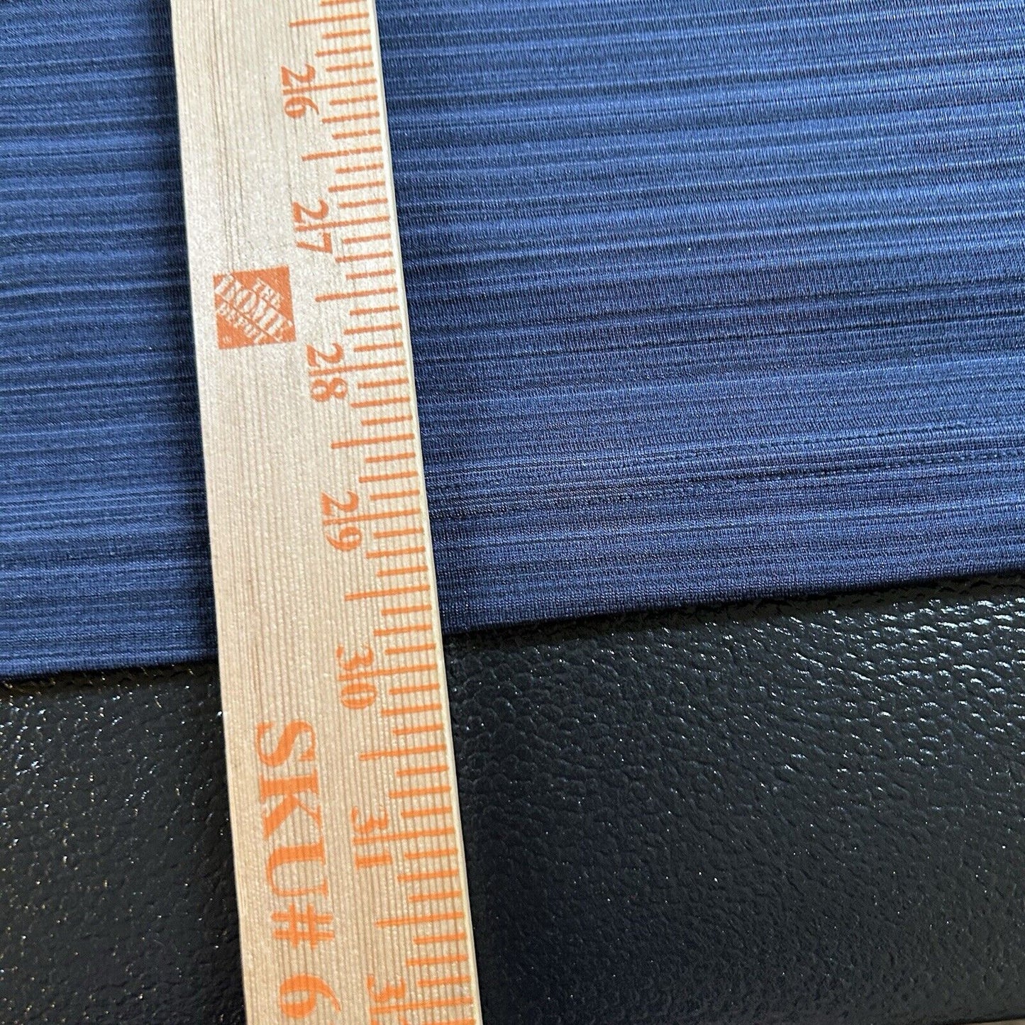 Fila Golf Polo Shirt Mens XXL 2XL Navy Striped Golf Athletic Fit Short Sleeve