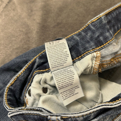 American Eagle Jeans Mens 28x30" Blue Straight Leg Denim Pants Work Casual Flex