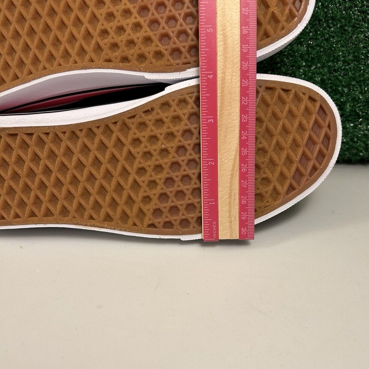 Vans Ward Womens 10 Pink White Shoes Sneakers Canvas Skateboarding Casual NEW