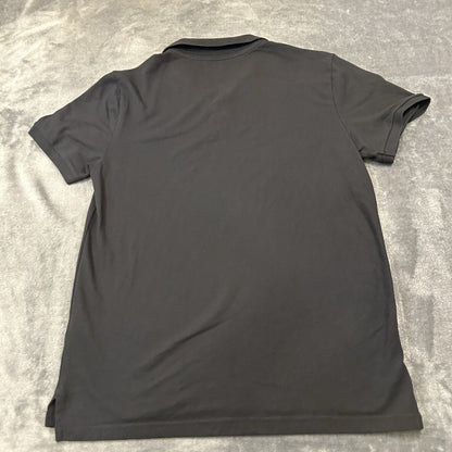 Old Navy Polo Shirt Mens Small Black Short Sleeve Golf Casual Work Flex