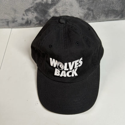 Minnesota Timberwolves Hat Cap Strap Back Black White Caribou Coffee Adult
