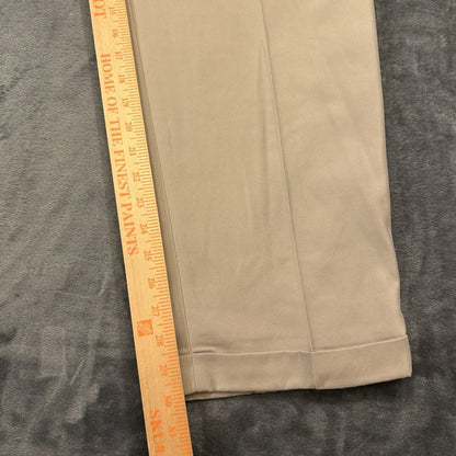 Greg Norman Dress Pants Mens 36x30" Brown Slacks Straight Golf Work Casual NEW