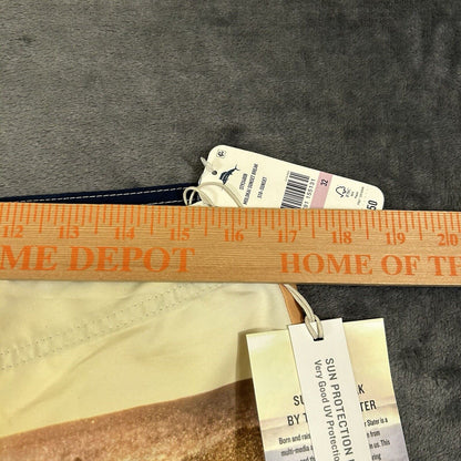 Tommy Bahama Board Shorts Mens 32" Yellow Blue Molokai Sunset Break Swim NEW