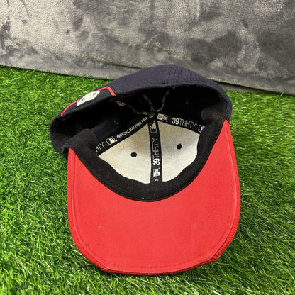 Minnesota Twins Hat Cap Mens Medium Large Navy Red New Era Batting Practice MLB