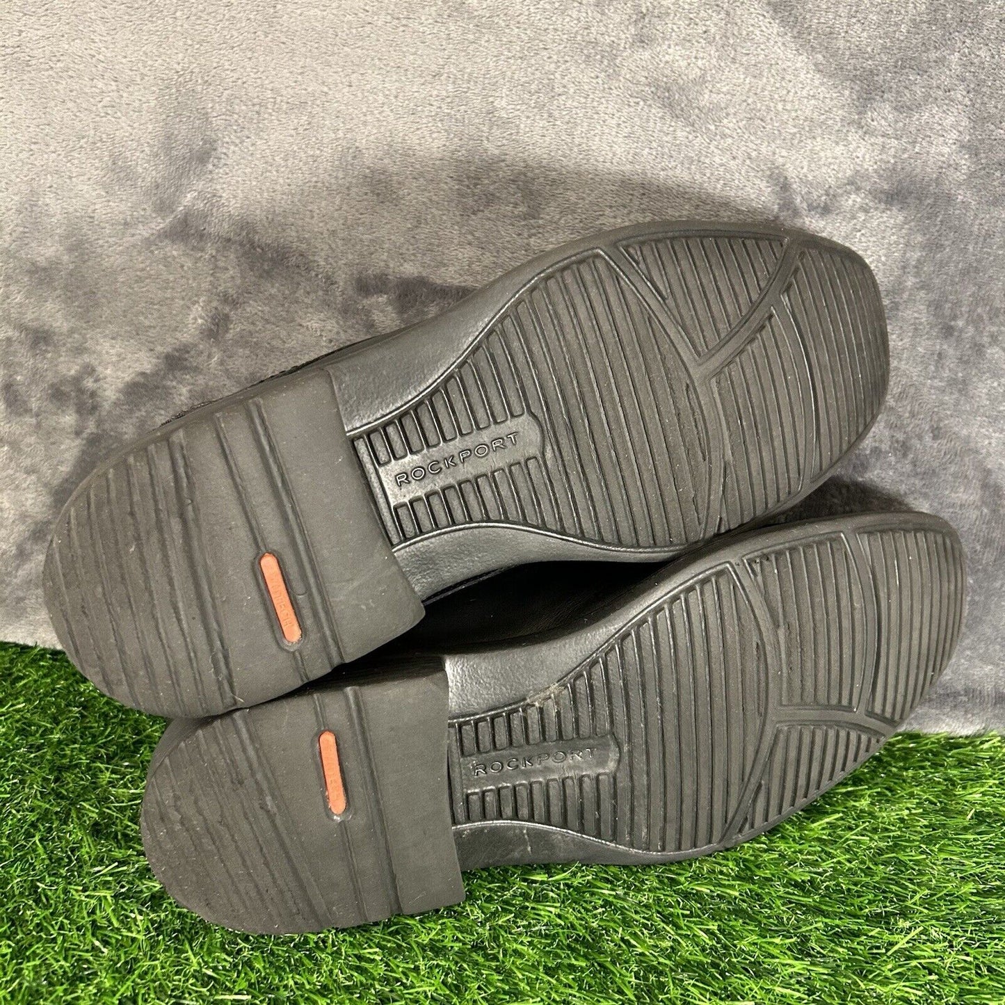 Rockport Oxfords Mens 12 M Black Dress Shoes Leather Lace Up Stability Comfort