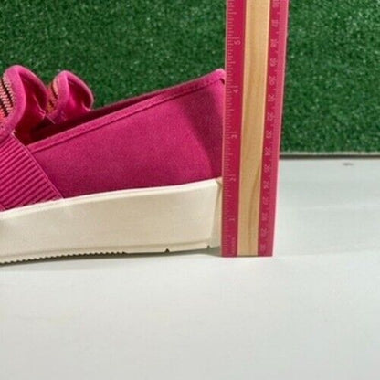 Clarks Layton Petal Sneakers Comfort Shoes Platform Pink Stripe Easter Womens 10