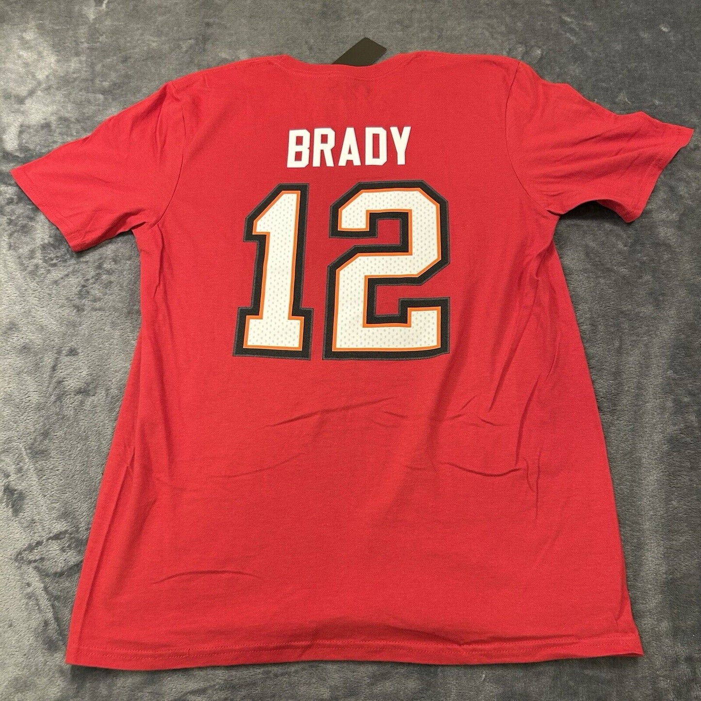 Tampa Bay Buccaneers Shirt LOT Mens Medium Gray Red Short Sleeve NFL Brady NEW