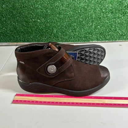 Romika Madera 07 Waterproof Ankle Boots Topdry Tex Brown Comfort Womens 6.5 / 37